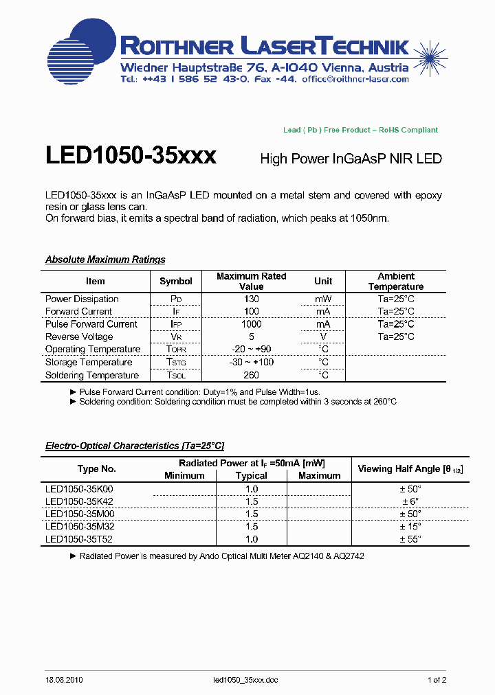 LED1050-35XXX_8165355.PDF Datasheet