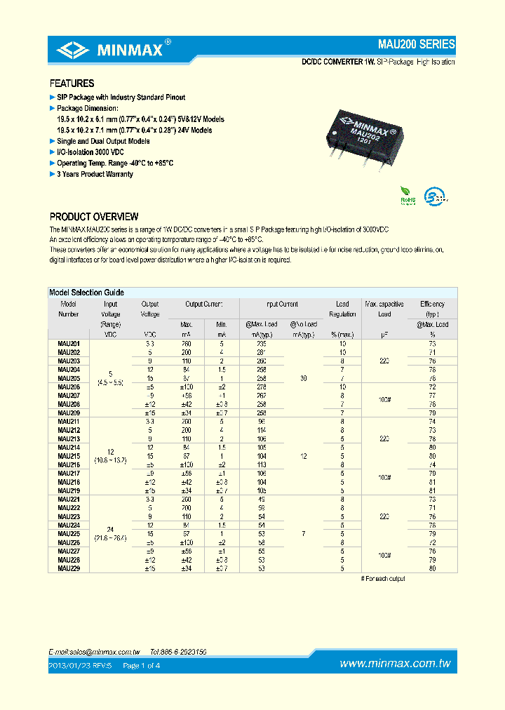 MAU227_8166516.PDF Datasheet