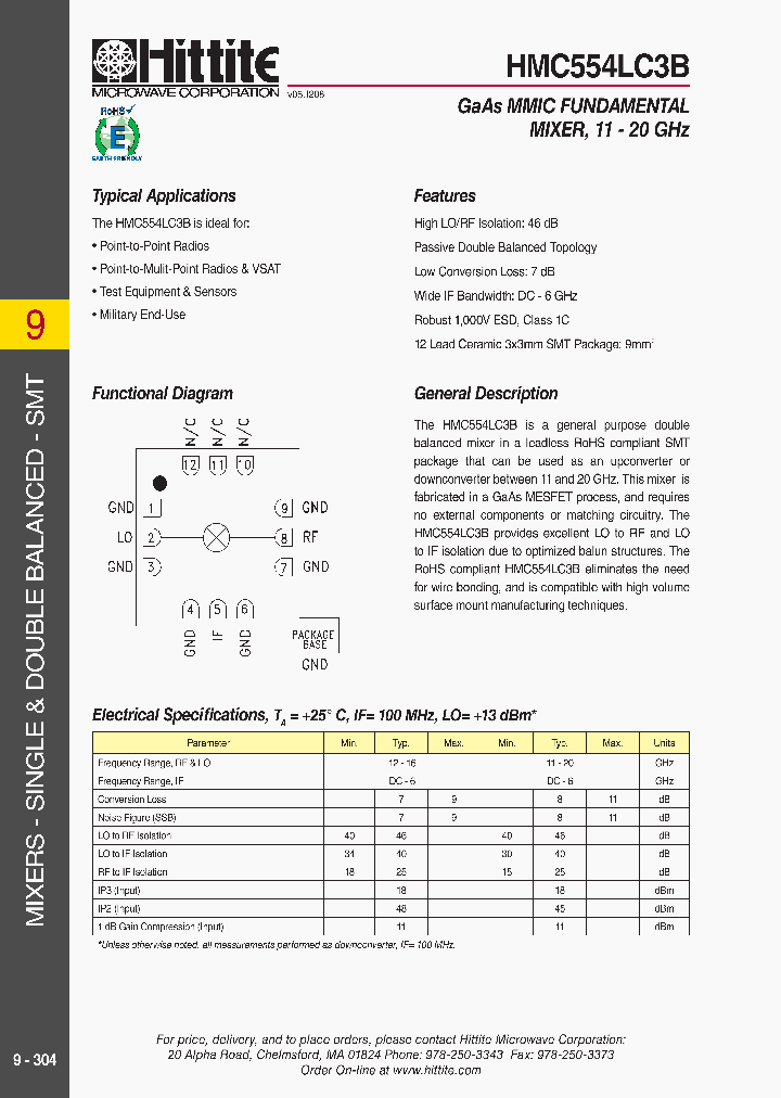 HMC554LC3B_8167377.PDF Datasheet