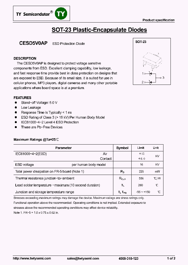CESD5V0AP_8172607.PDF Datasheet