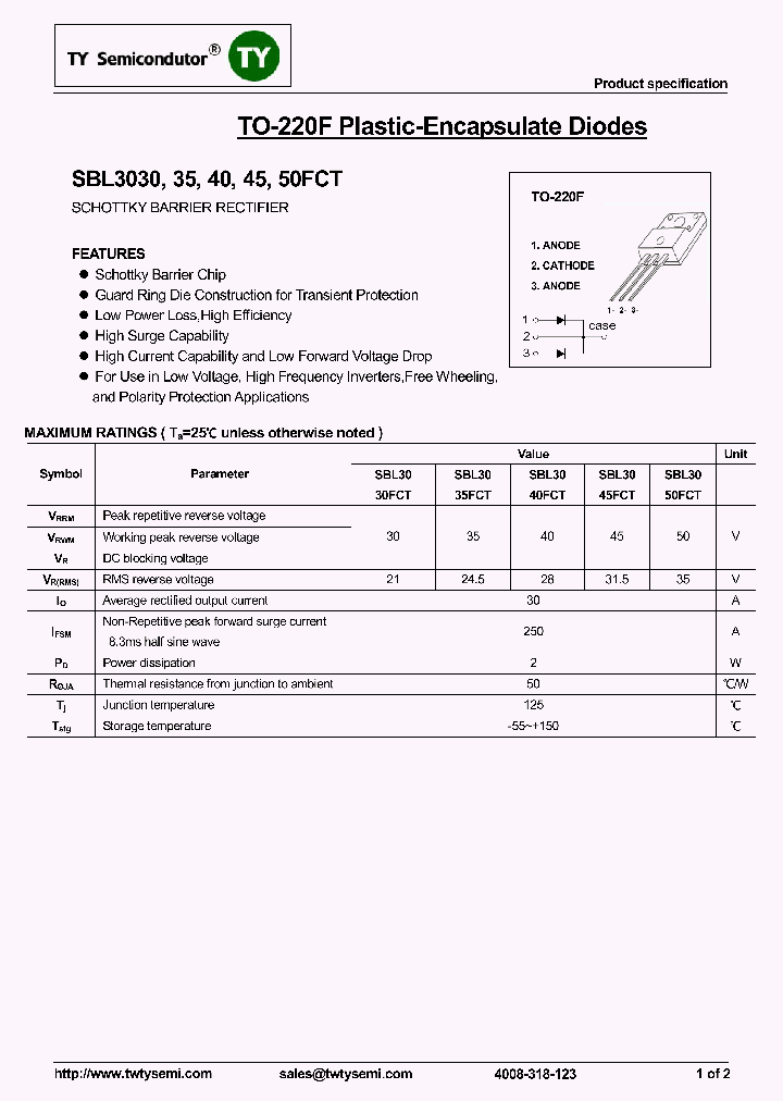 SBL3030FCT_8177561.PDF Datasheet