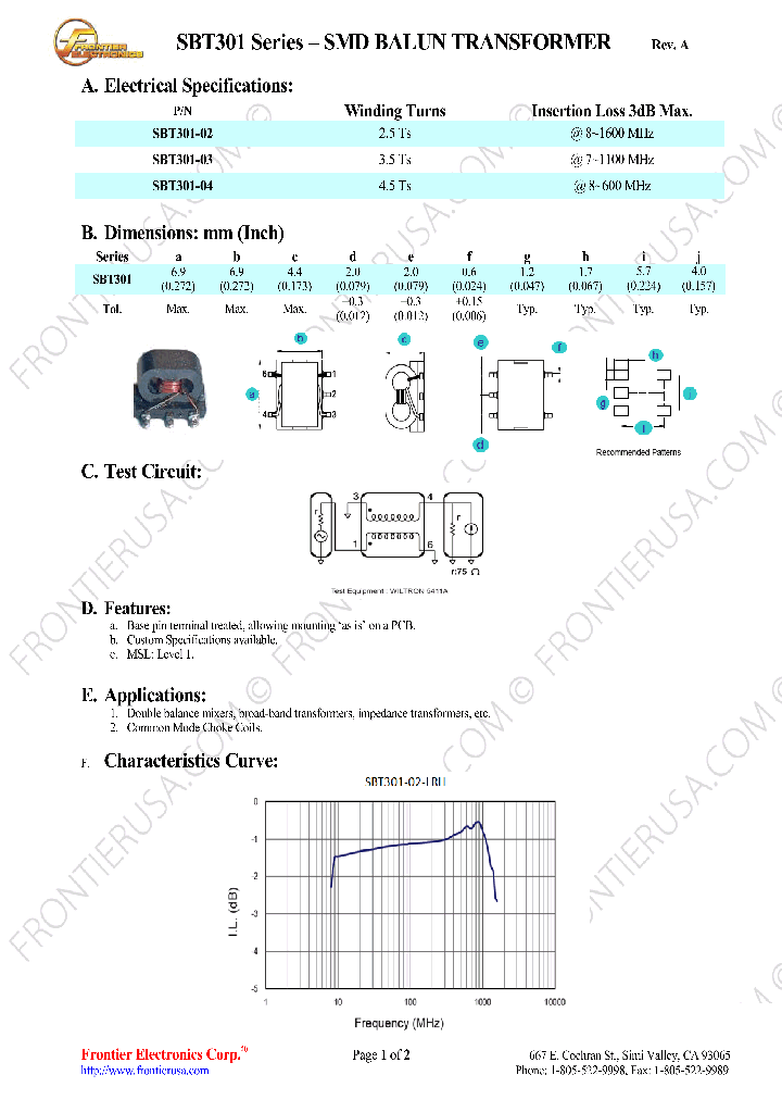 SBT301-15_8177608.PDF Datasheet