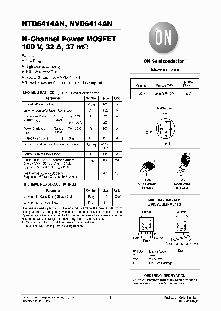 NTD6414AN_8180027.PDF Datasheet