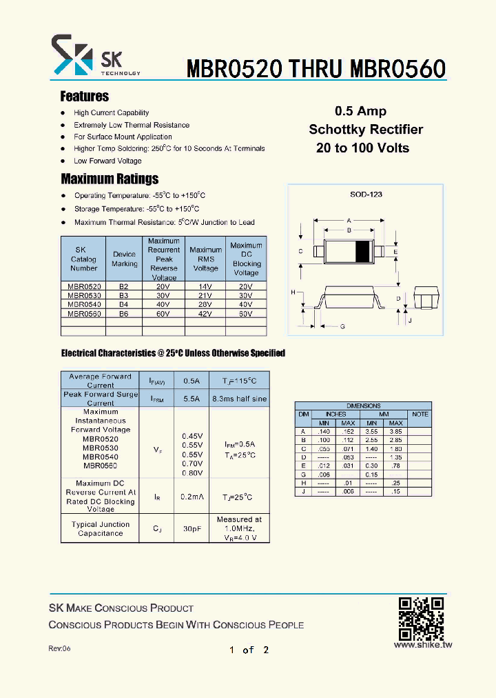 MBR0520_8187791.PDF Datasheet