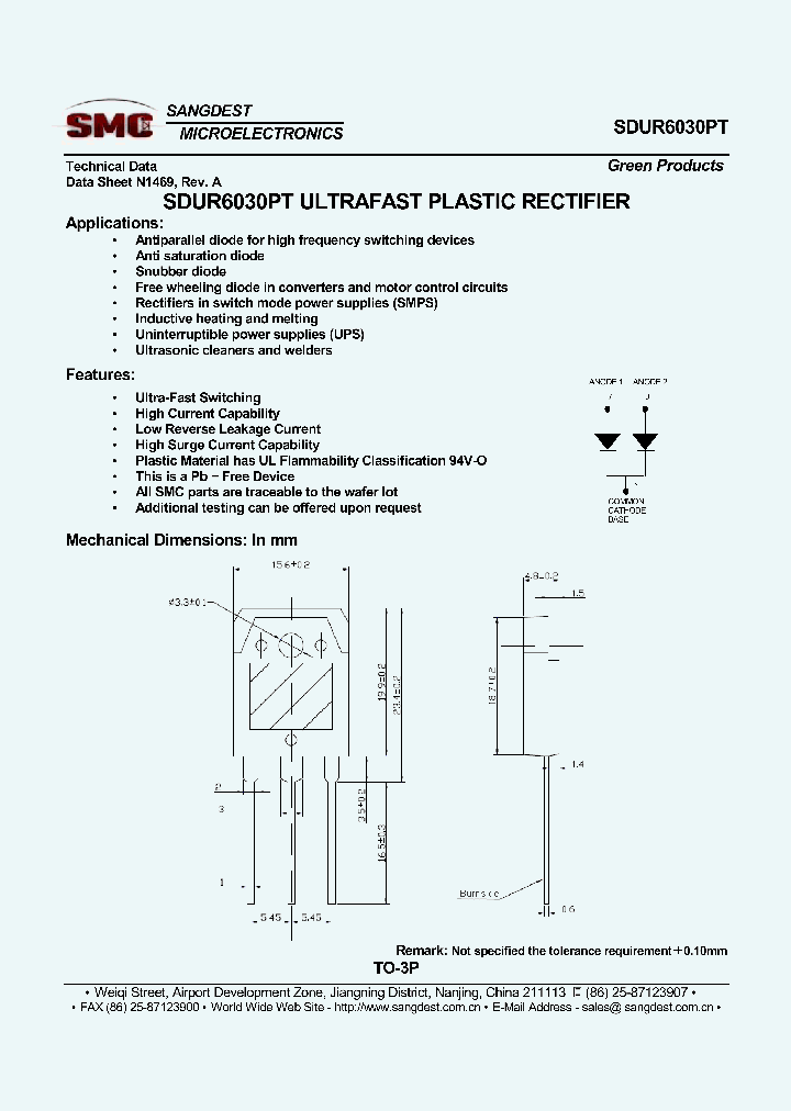 SDUR6030PT_8189032.PDF Datasheet