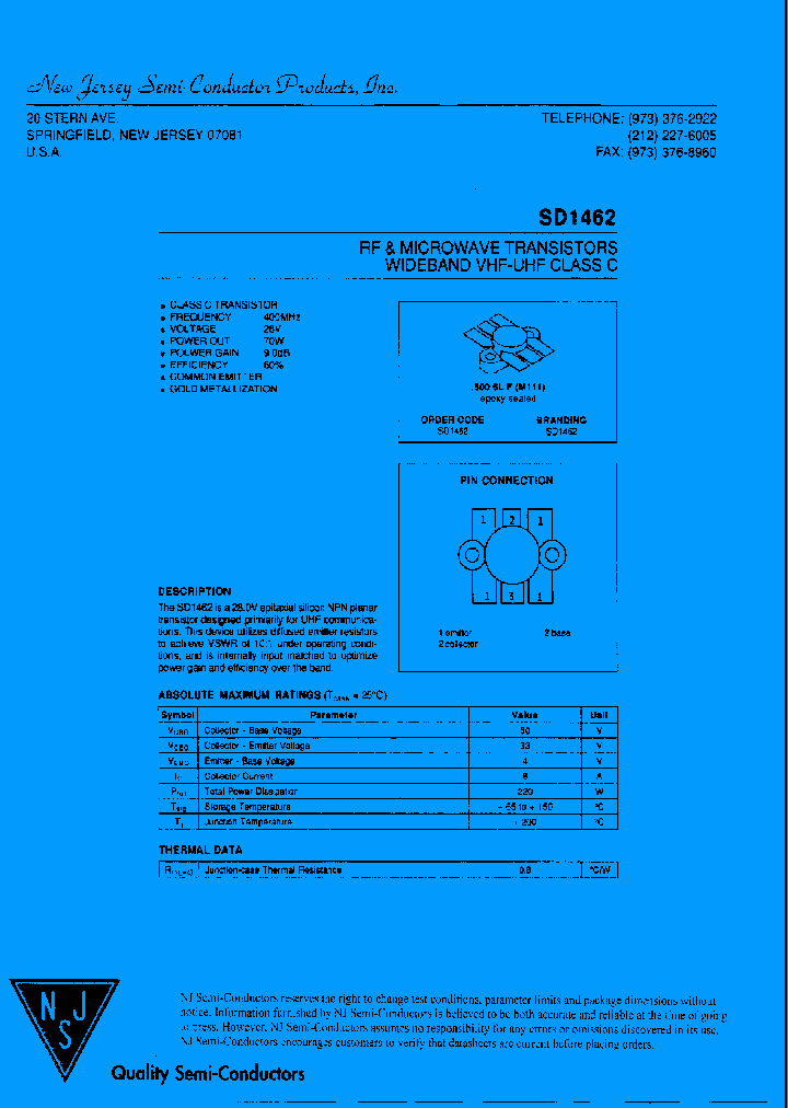 SD1462_8191465.PDF Datasheet