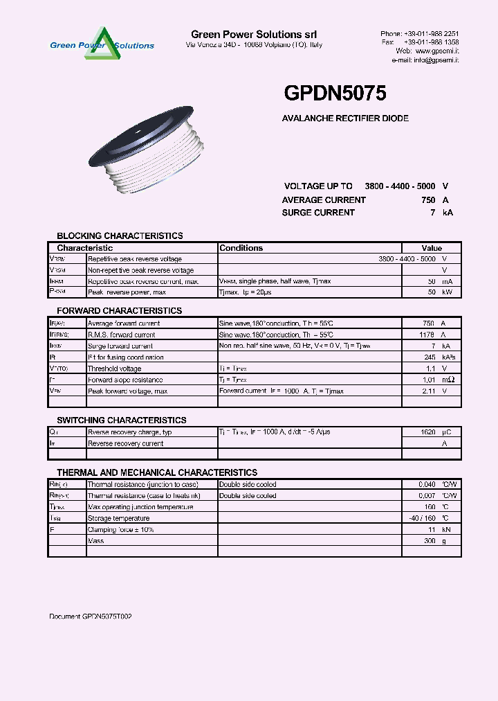 GPDN5075_8193406.PDF Datasheet