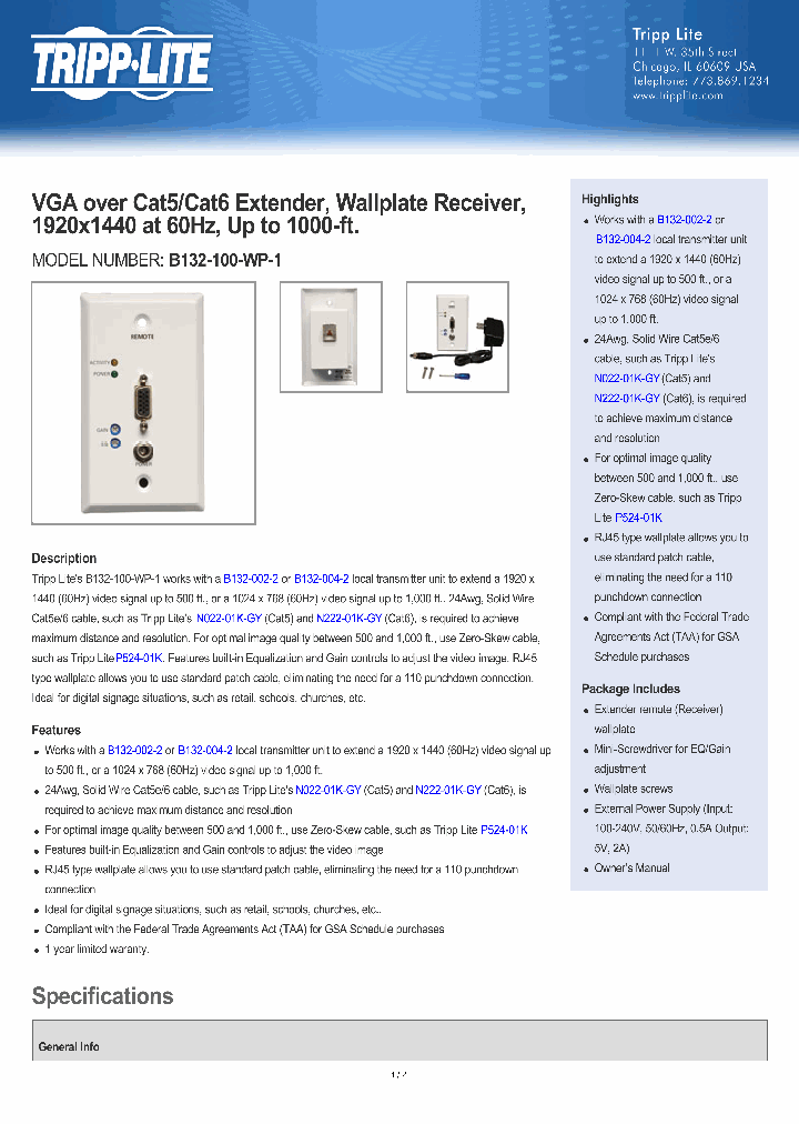 B132100WP1_8195913.PDF Datasheet