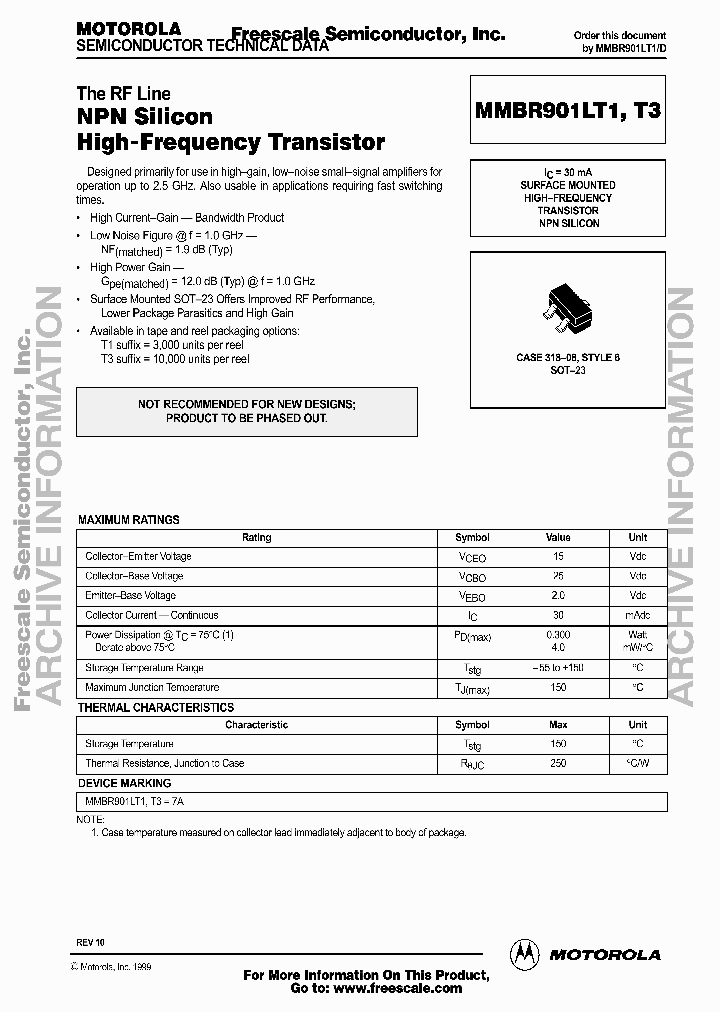 MMBR901LT3_8196932.PDF Datasheet