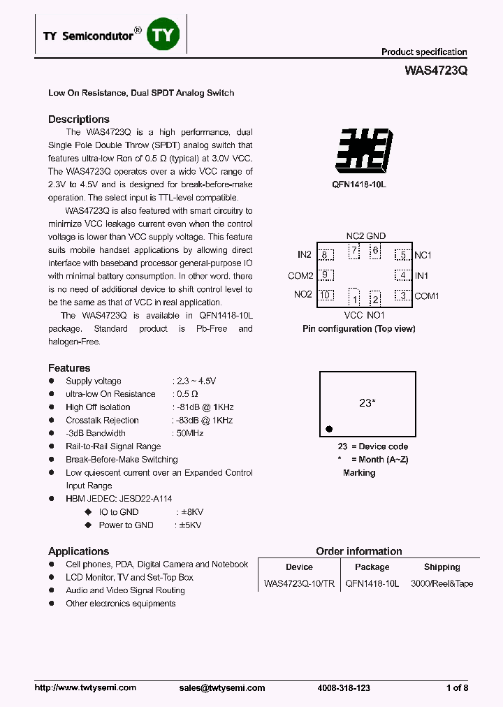 WAS4723Q-10TR_8197014.PDF Datasheet