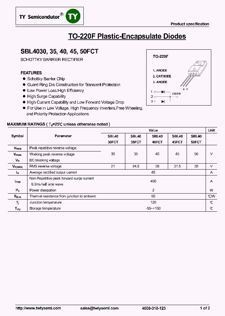 SBL4050FCT_8197643.PDF Datasheet