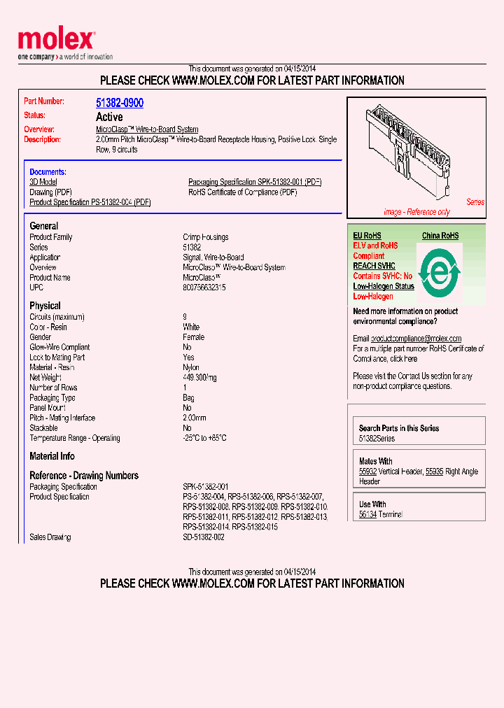 51382-0900_8200037.PDF Datasheet