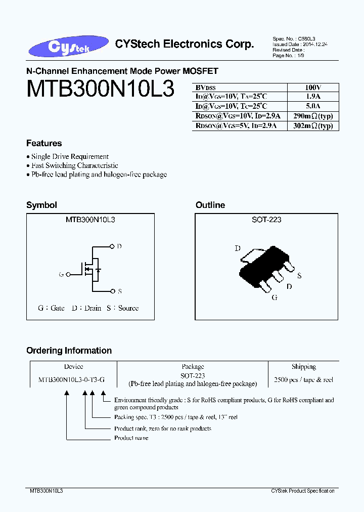 MTB300N10L3_8204143.PDF Datasheet