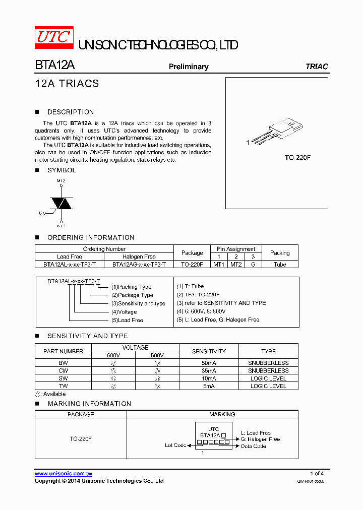 BTA12AG-8-CW-TF3-T_8207861.PDF Datasheet
