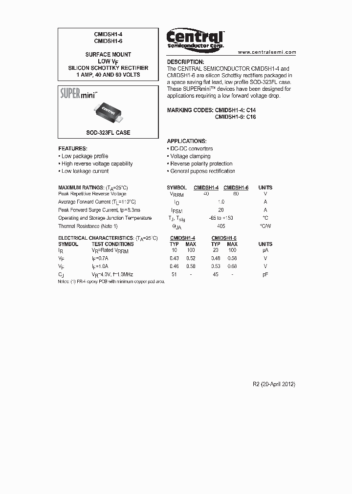 CMIDSH1-4_8208509.PDF Datasheet