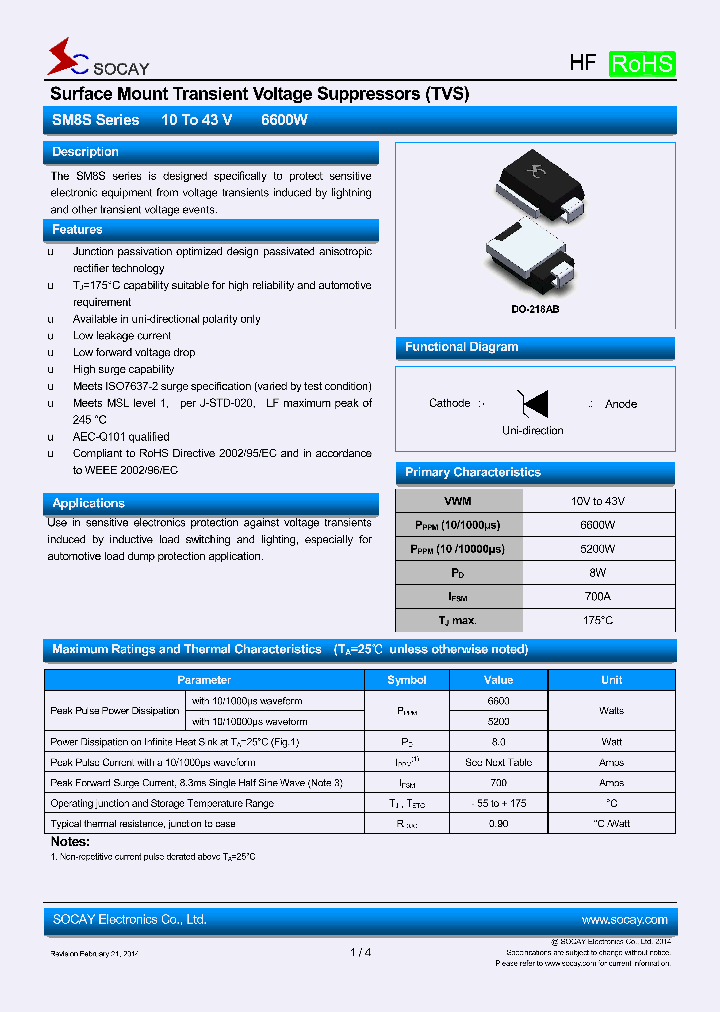 SM8S11A_8209242.PDF Datasheet