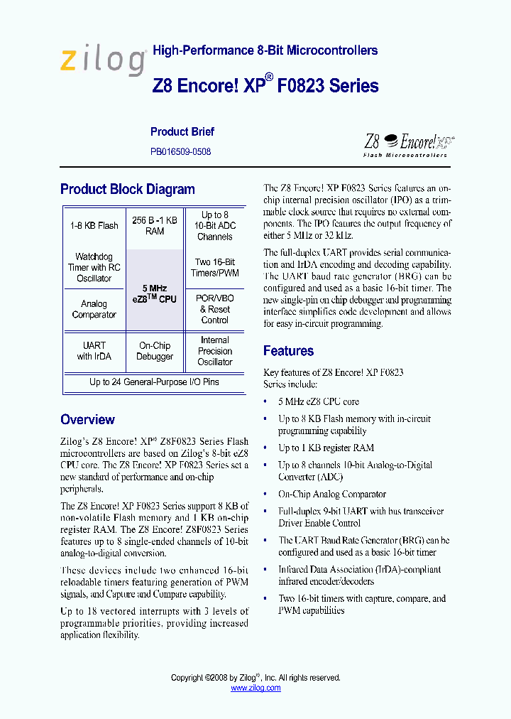 Z8F0423HJ005SG_8211684.PDF Datasheet