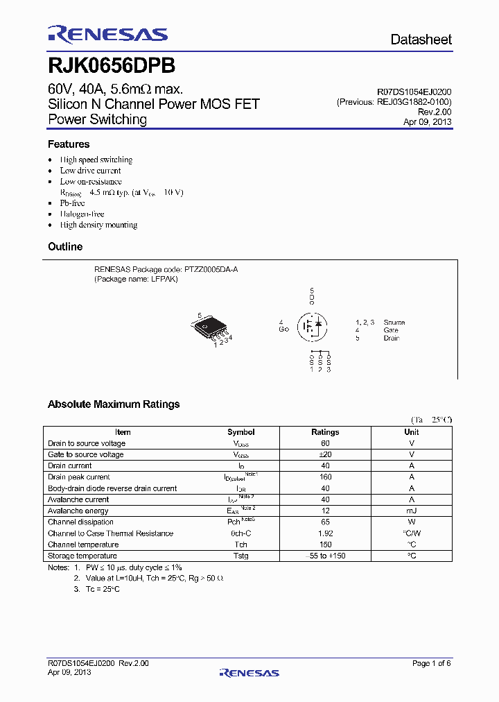 RJK0656DPB-00-J5_8213388.PDF Datasheet