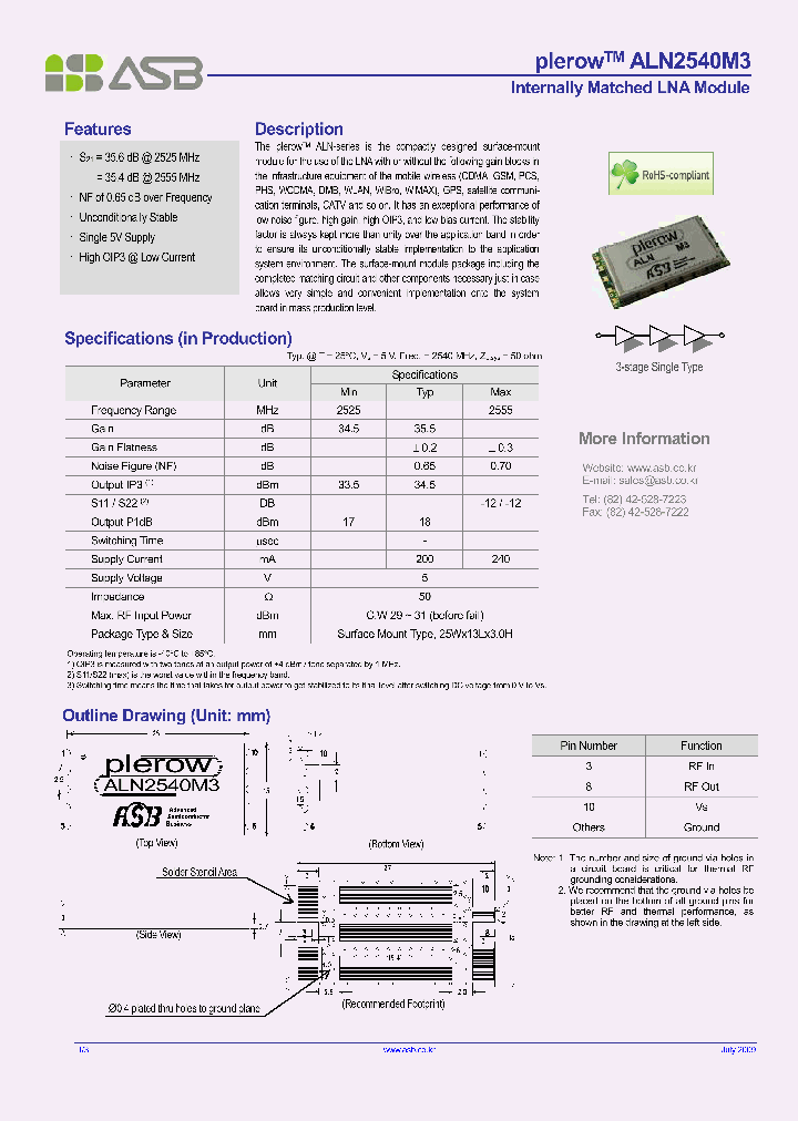 ALN2540M3_8213909.PDF Datasheet