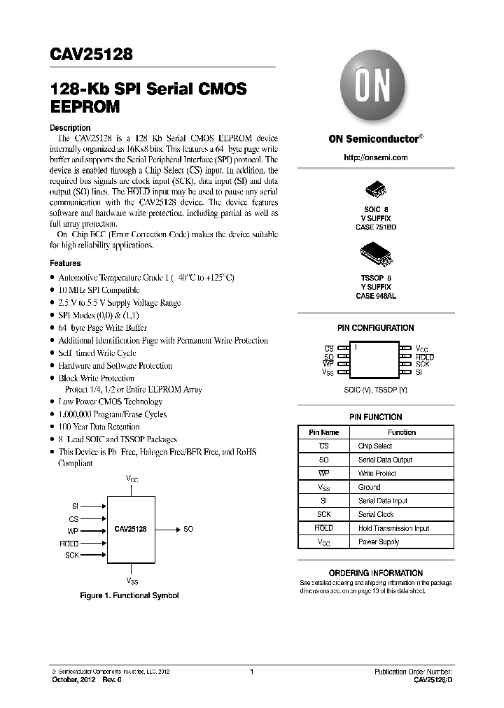 CAV25128_8218210.PDF Datasheet