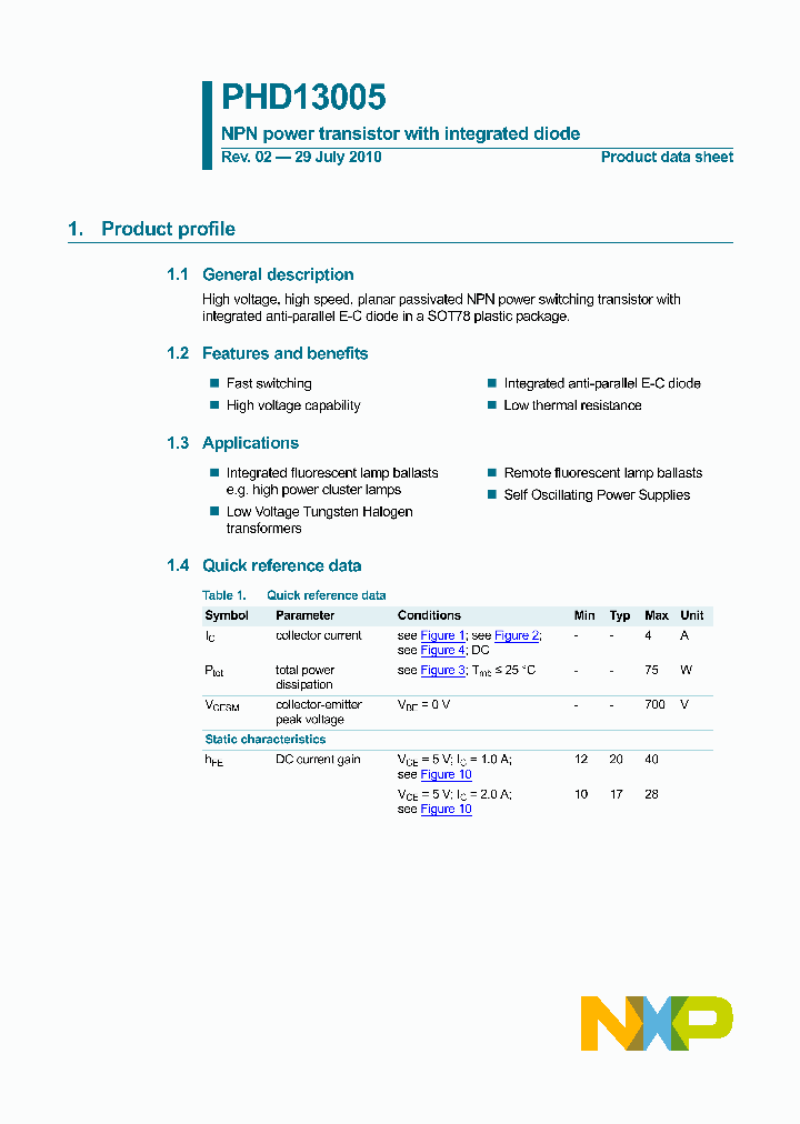 PHD13005-15_8220926.PDF Datasheet