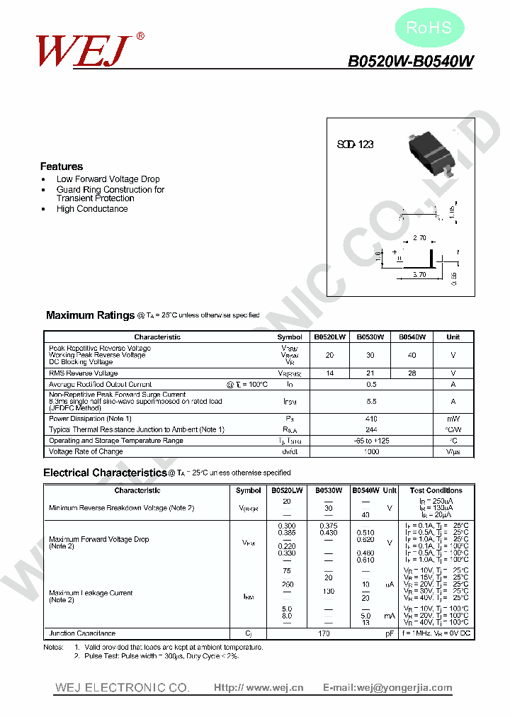 B0530W_8222945.PDF Datasheet