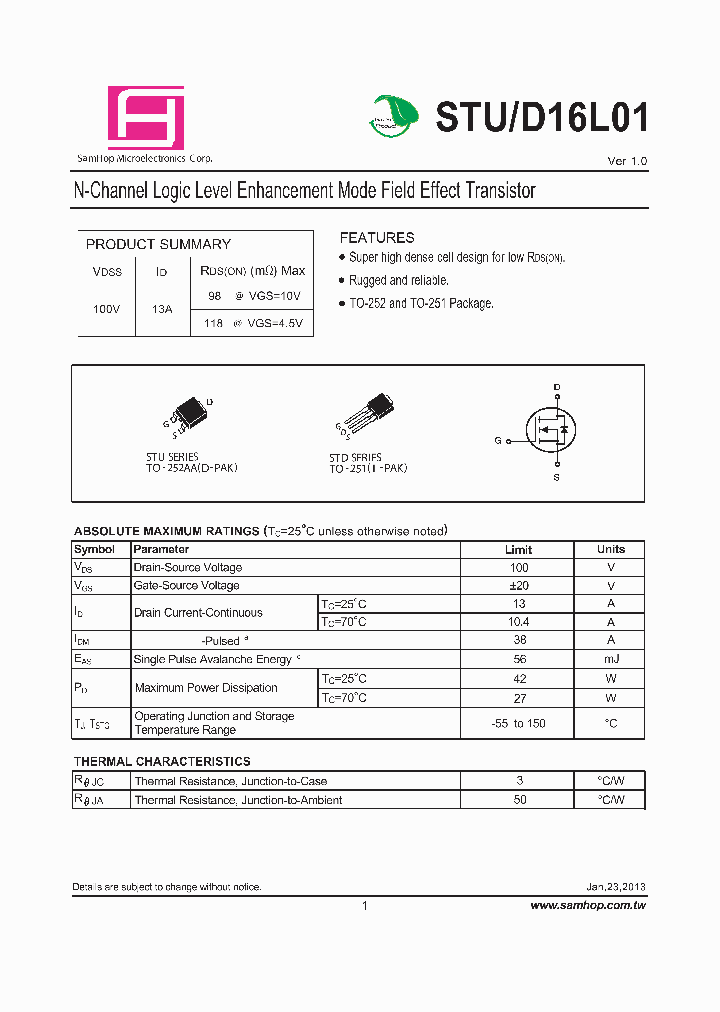 STU16L01_8223880.PDF Datasheet