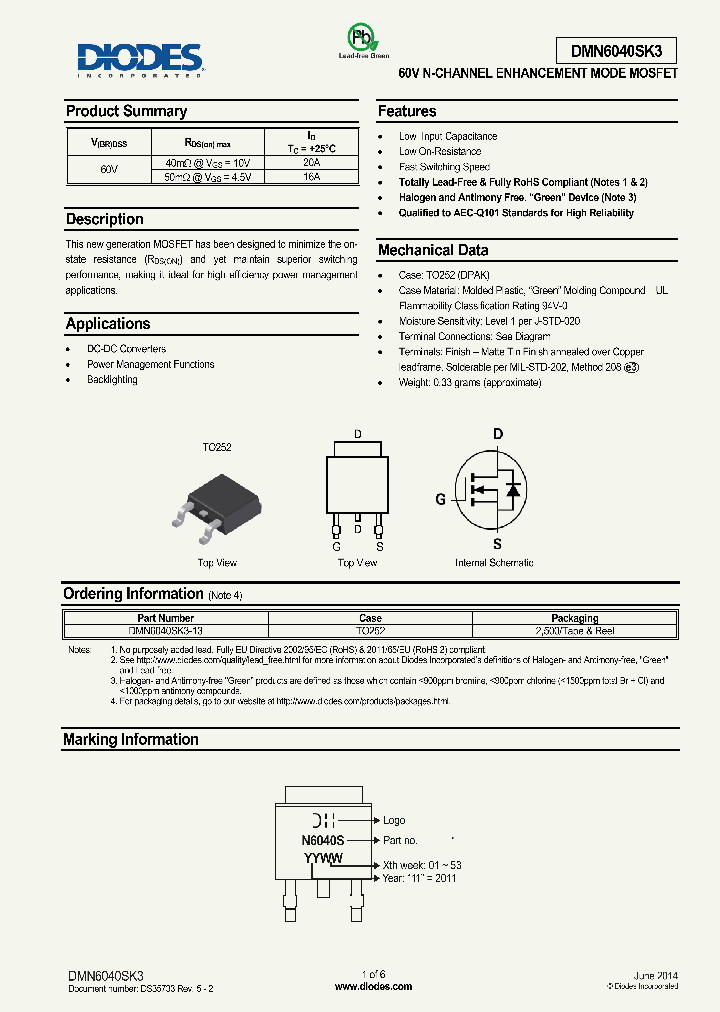 DMN6040SK3-15_8225850.PDF Datasheet