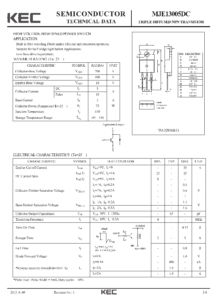 MJE13005DC_8226135.PDF Datasheet