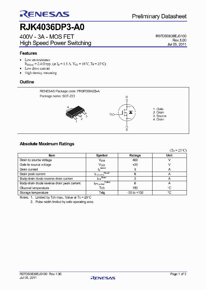 RJK4036DP3-A0_8226066.PDF Datasheet