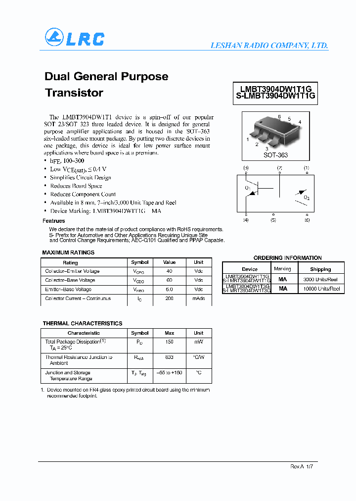 LMBT3904DW1T1G-15_8227933.PDF Datasheet