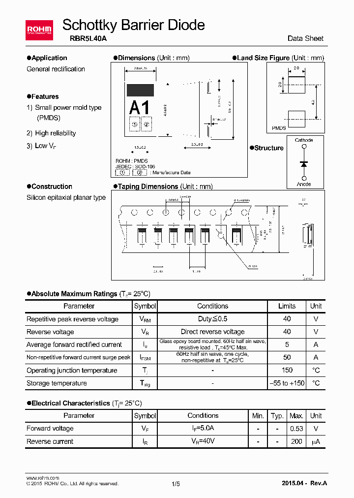 RBR5L40A_8230135.PDF Datasheet