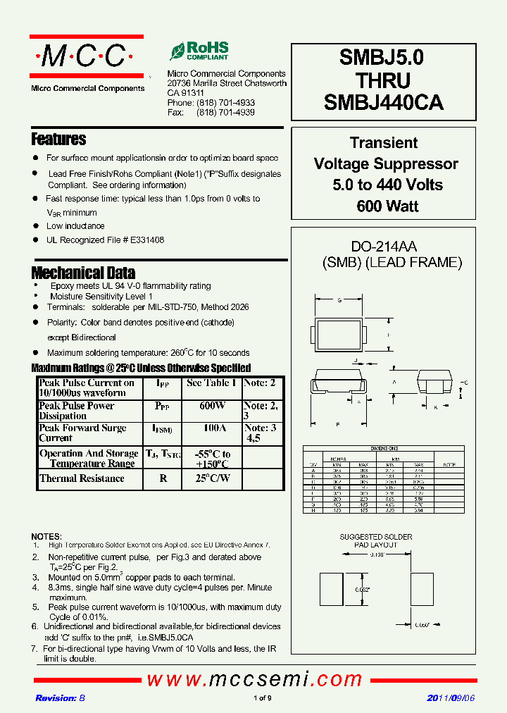 SMBJ50_8231335.PDF Datasheet