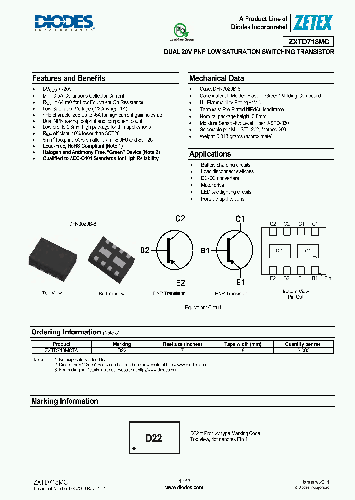 ZXTD718MC-15_8232273.PDF Datasheet