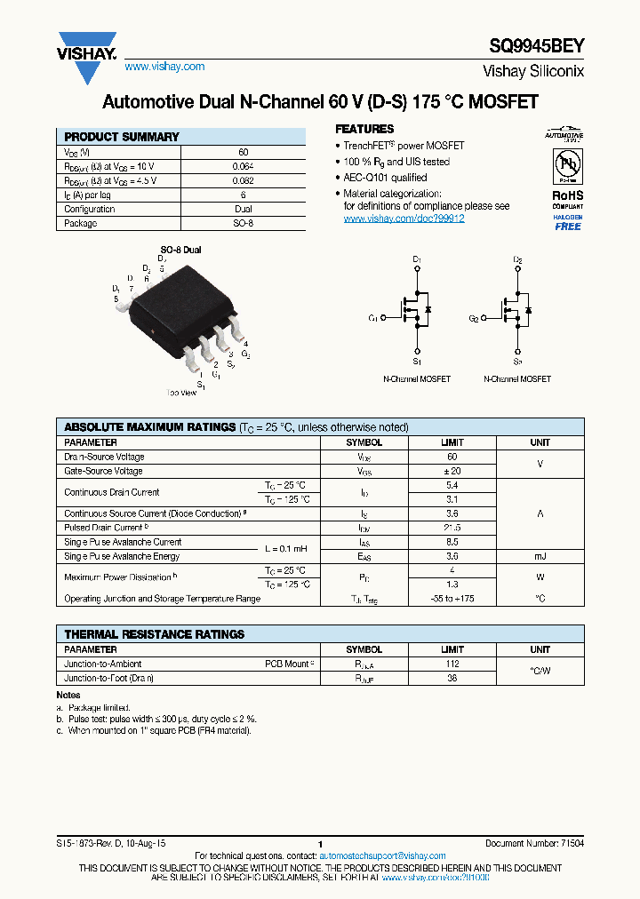 SQ9945BEY-15_8234423.PDF Datasheet