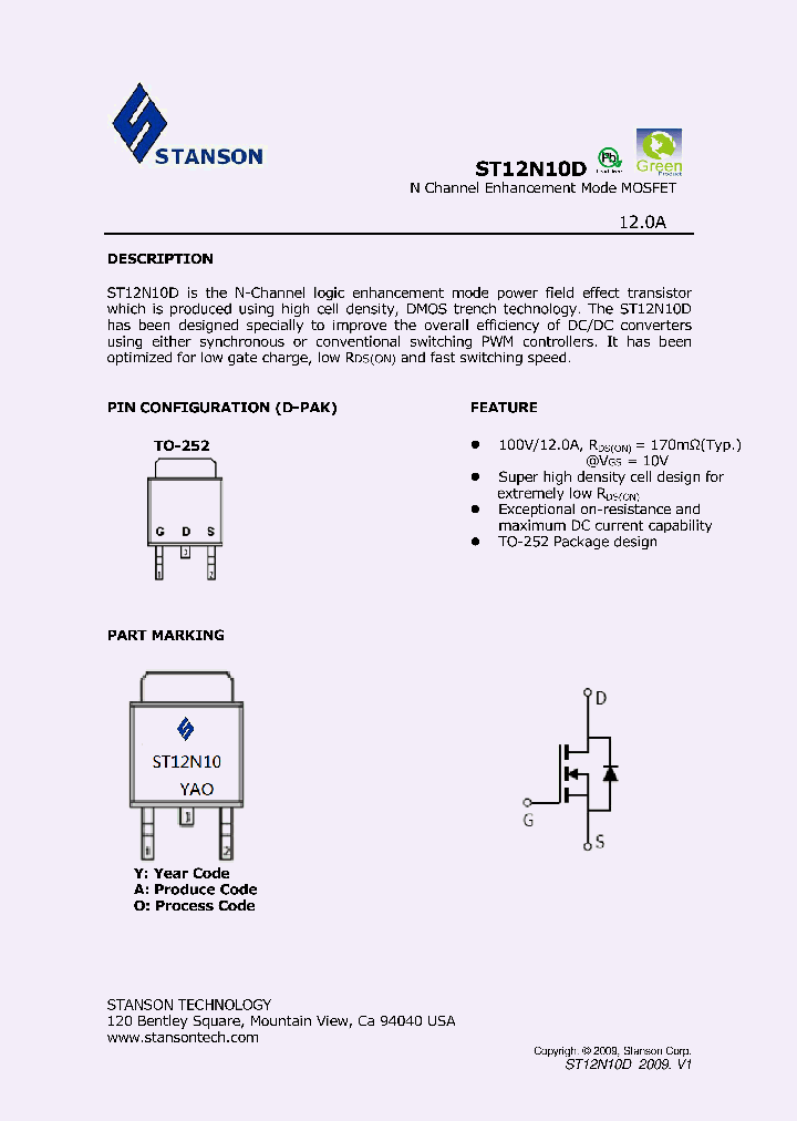 ST12N10D_8237357.PDF Datasheet