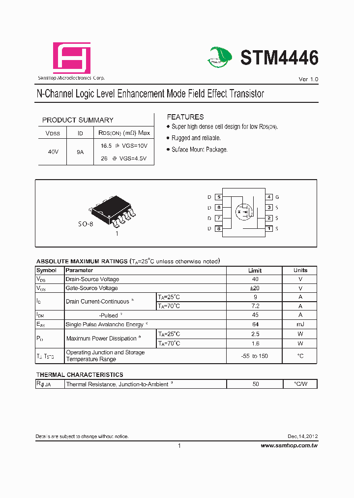 STM4446_8237517.PDF Datasheet