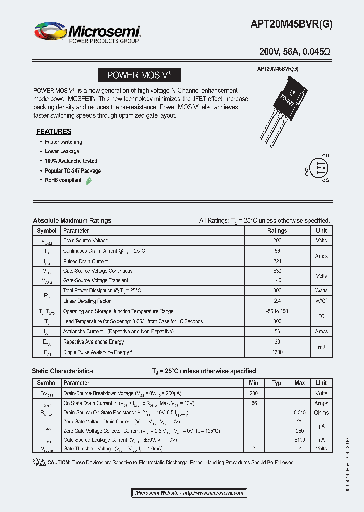 APT20M45BVRG_8239205.PDF Datasheet