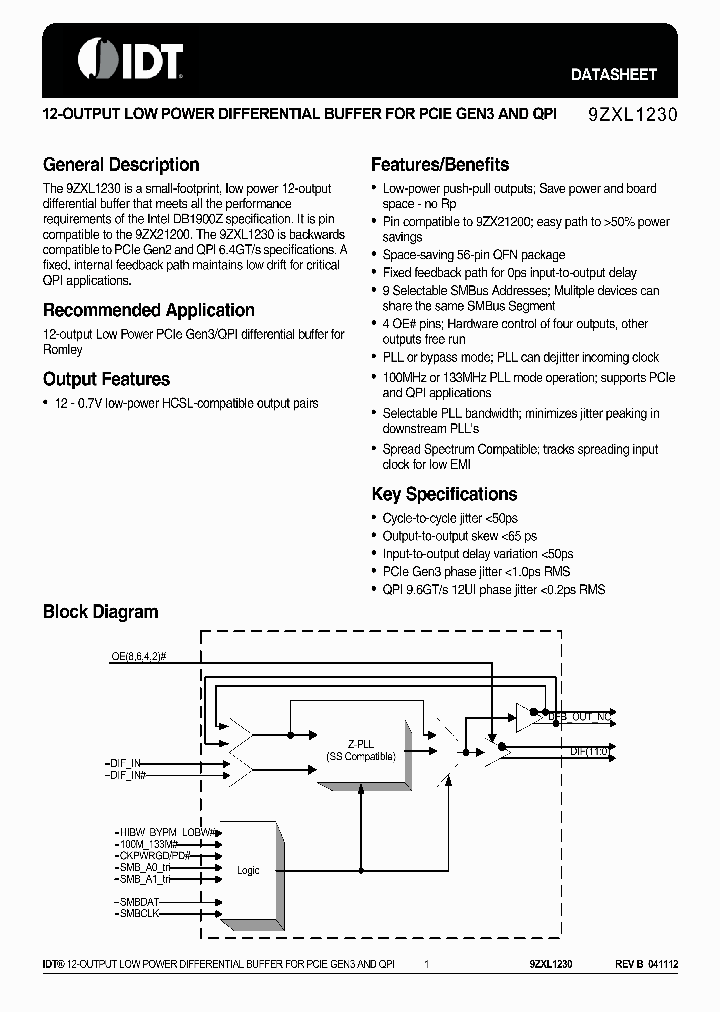 9ZXL1230_8239379.PDF Datasheet