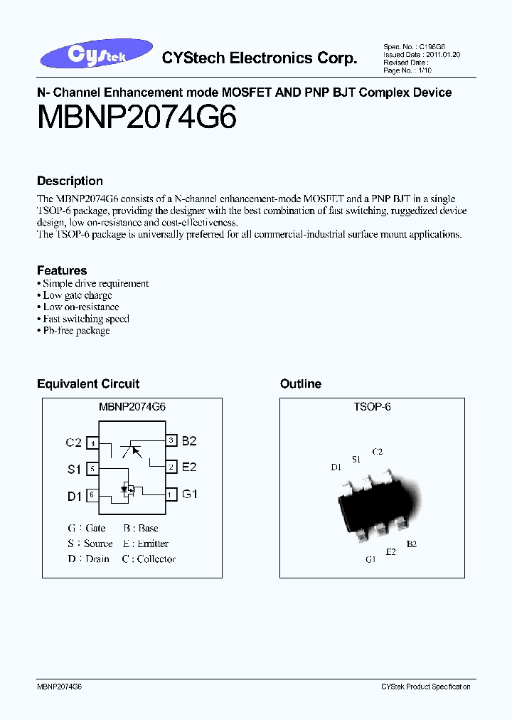 MBNP2074G6_8241110.PDF Datasheet