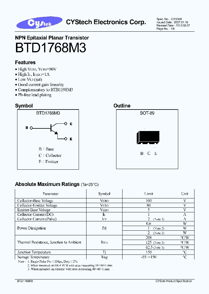 BTD1768M3_8245074.PDF Datasheet
