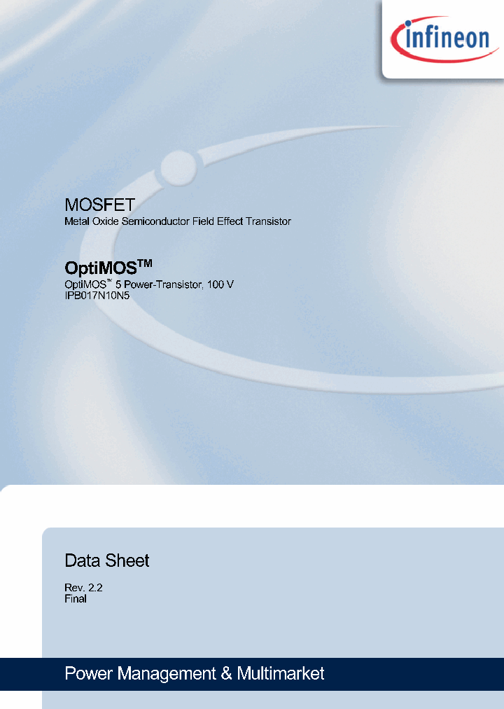 IPB017N10N5_8245918.PDF Datasheet