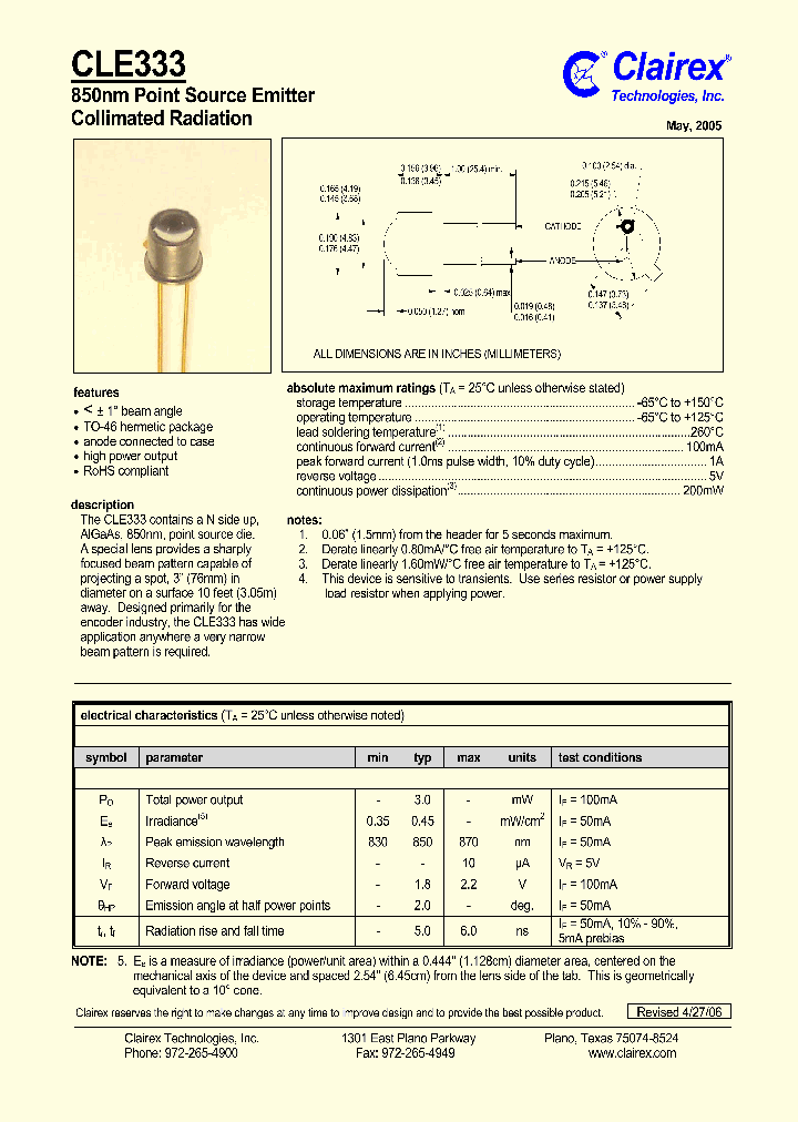 CLE333_8246172.PDF Datasheet