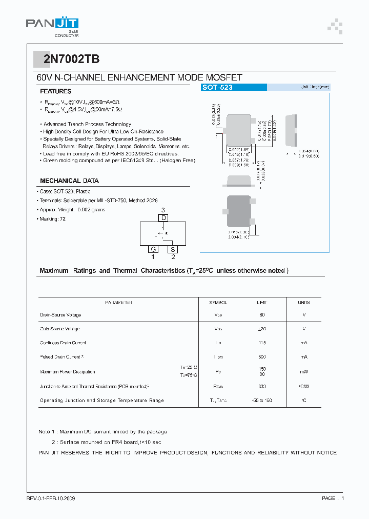 2N7002TB-14_8247065.PDF Datasheet