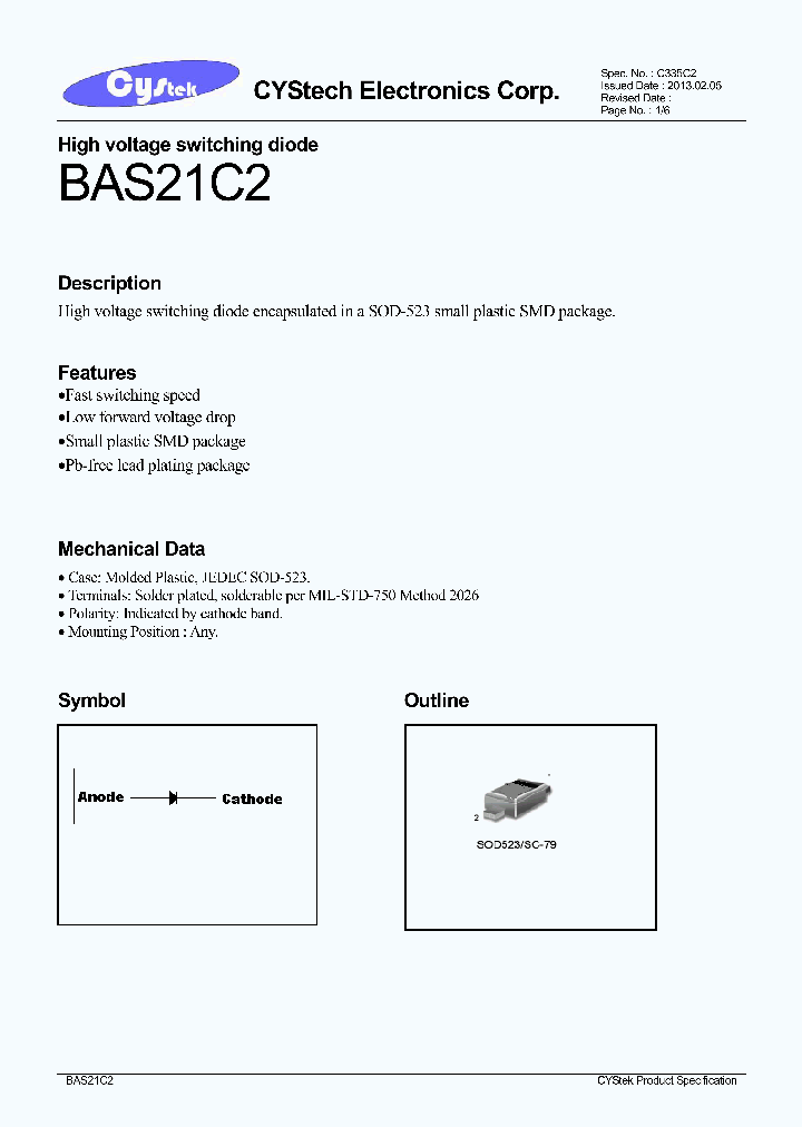 BAS21C2_7851459.PDF Datasheet
