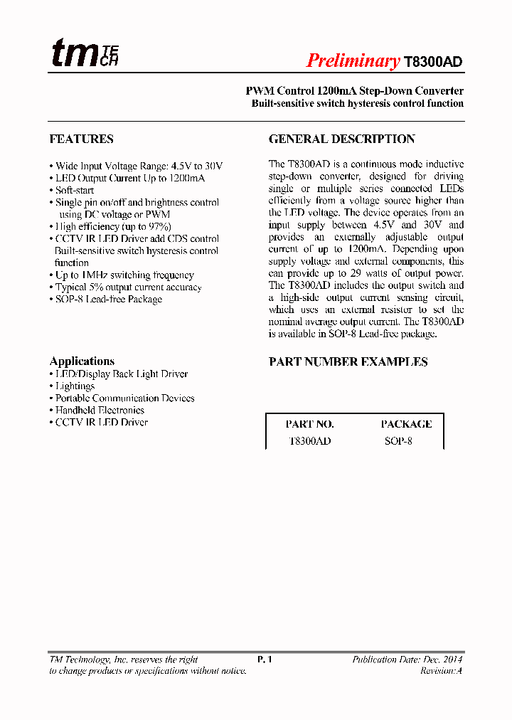 T8300AD_8247669.PDF Datasheet