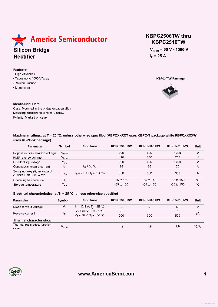 KBPC2506T_7852122.PDF Datasheet