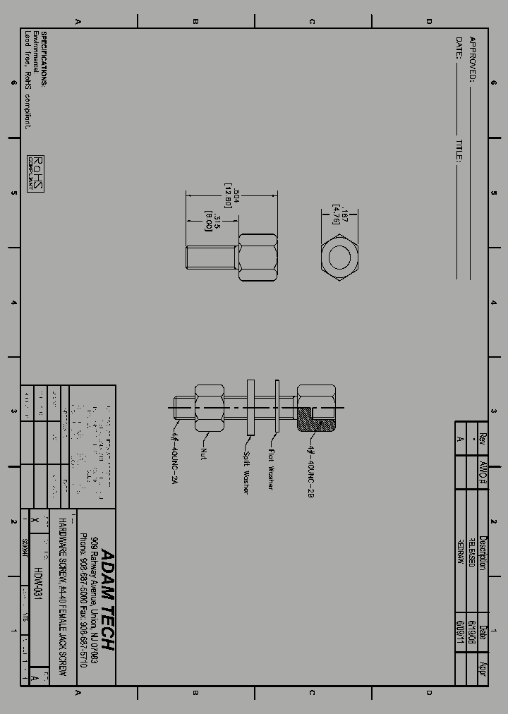 HDW-031_8255520.PDF Datasheet