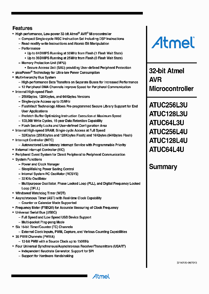 ATUC256L3U-14_8257225.PDF Datasheet