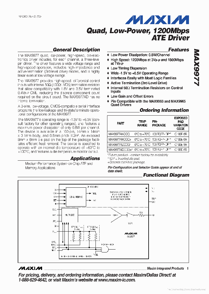 MAX9977_7860850.PDF Datasheet